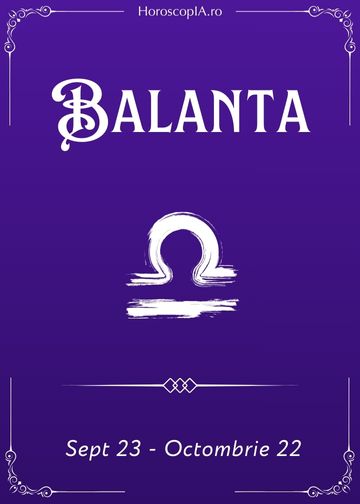 Horoscop Balantă