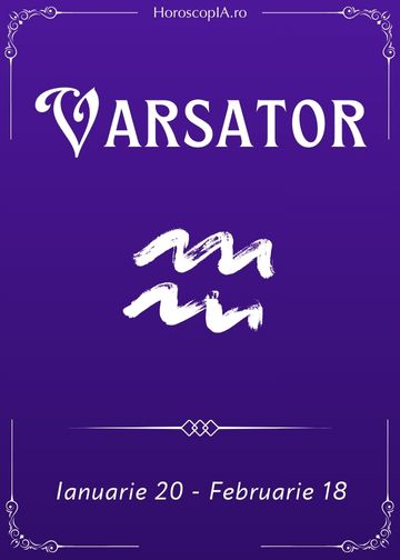 Horoscop Vărsător